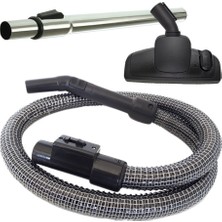 Süppürge Arçelik Ile Uyumlu S 6650 T Elektrikli Süpürge Çelik Telli Hortumu Emici Yer Başlığı Teleskopik Boru