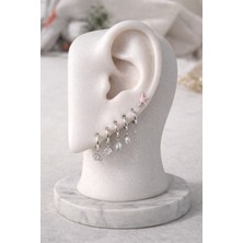 Asg 6’lı Kadın Çelik Küpe Seti