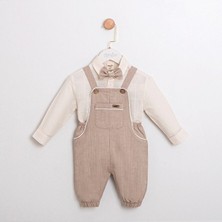 Jimy Erkek Bebek Salopetli Papyonlu Takım