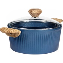 Febern Premium Bio Granit Alüminyum Döküm Nisch Tencere | 22 cm