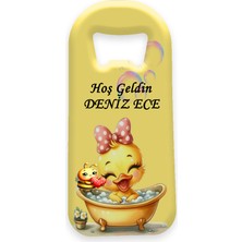 Bfm Dijital Baskı Merkezi Kişiye Özel Tasarımlı Mıknatıslı Şişe Açacağı – Bebek Hatırası & Promosyon