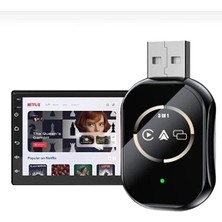 Mi7a Araç Içi Ekran Yansıtma Kiti Carplay Adaptörü (Ios Cihaz Uyumlu)