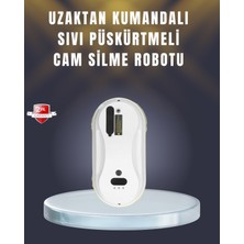 Maarketim 2800 Pa Güçlü Emişli Akıllı Cam Temizleyici Robot