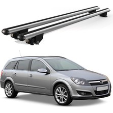 Today Auto Kanca Astra H Kombi (2007-2010) Uyumlu Gri Kilitli Ara Atkı 110CM Port Bagaj Tavan Barı