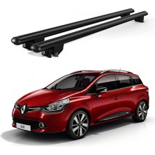 Today Auto Kanca Renault Clio Sport Tourer (2013-2019) Uyumlu Siyah Kilitli Ara Atkı 110CM Port Bagaj Tavan Barı