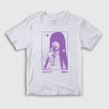 Presmono Unisex Çocuk Beyaz Sophia K Pop Katseye T-Shirt