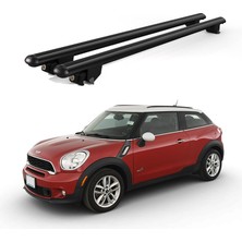 Today Auto Kanca Mini Paceman (2007-2010 ) Uyumlu Siyah Kilitli Ara Atkı 110CM Port Bagaj Tavan Barı