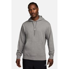 Nike Jordan Flight Fleece Hoodie Mens Gray Sweatshirt Kapüşonlu Erkek Sweatshirt Gri