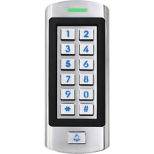Zeda SK10 12-24V Ac/dc Şifreli Kapı Açma Paneli Proximity 2000 Kullanıcı IP68 Metal Kasa