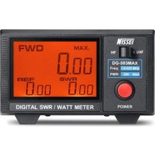 Gümrük Bey Nısseı DG-503 / DG-503MAX Dijital Swr Ölçer – Hf/vhf/uhf Dual Band, 3.5” Lcd, 200W