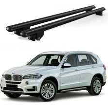 Today Auto Kanca Bmw X5 (F15)(2014-2018) Uyumlu Siyah Kilitli Ara Atkı 130CM Port Bagaj Tavan Barı