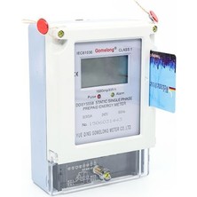 Gümrük Bey DDSY5558 Ön Ödemeli Elektrik Sayacı