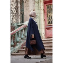 Ande Tesettür Triko Panço - Lacivert