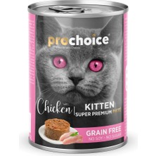 Shop A Way Prochoice Yavru Kediler Için, Tahılsız, Tavuk Etli Ezme, 400 G x 12 Adet