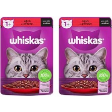 Shop A Way Whiskas Sığırlı Poşet Yaş Mama 85 G 2li Paket