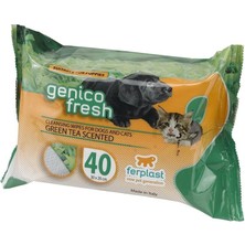 Shop A Way Genico Fresh Kedi Köpek Temizleme Mendili (Yeşil Çay Kokulu)