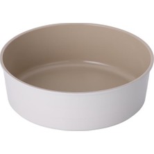 Shop A Way Fika Alüminyum Döküm Yuvarlak Fırın Tepsisi Bej 28CM