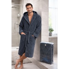 Dizayn Ev Tekstil Kapşonlu Bornoz