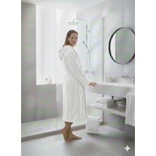 Dizayn Ev Tekstil Kapşonlu Bornoz