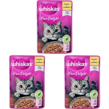 Shop A Way Whiskas Pouch Pure Delight Jöle Içinde Tavuklu Yetişkin Kedi Konservesi 85 gr 3lü Paket
