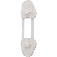 Shop A Way Biriciks 6 Adet Çocuk Güvenlik Dolap Kilidi, Beyaz, Mini Çok Amaçlı Çekmece Kilidi, 1-6 Yaş