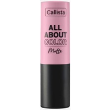 Shop A Way Callista All About Color Matte Lipstick Mat Görünümlü Ruj 506 Hot Girl Summer, Kırmızı