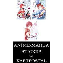 Athica Yayınları Tuhaf Ejderha 1-2-3 Manga Seti (3 Kitap) / Anime-Manga Sticker ve Kartpostal Hediye
