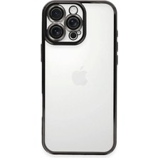 Zemira Newface Iphone 16 Pro Kılıf Razer Lensli Silikon - Siyah