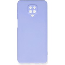 Zemira Newface Xiaomi Redmi Note 9 Pro Kılıf Nano Içi Kadife Silikon - Lila