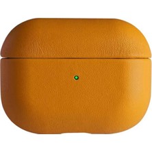 Zemira Newface Airpods 3 (3.nesil) 405 Deri Kılıf - Turuncu