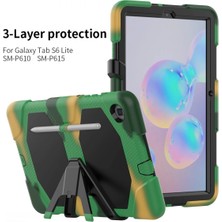 Zemira Newface Samsung Galaxy T500 Tab A7 10.4 Kılıf Griffin Tablet Kapak - Kamuflaj