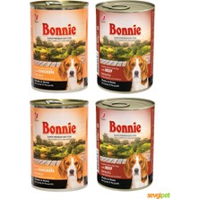 Svgpt Bnne 4'lü Mix Paket Konserve Köpek Maması - Karışık Lezzetler 4 x 400 gr