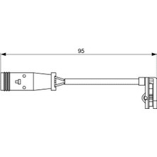 Bosch 1987473036 Balata Fısı Arka Mercedes W639 B906 B907 B910 . Vw Crafter 30-35-50 A6395401417-2E0906206G