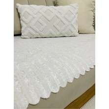 Liderler Kahverengi Çizgili Koltuk Çekyat Kanepe Örtüsü