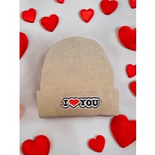 Stella Tasarım Love Nakışlı Bere