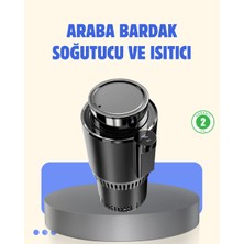 Uygun Sepetim Araç Içi Akıllı Bardaklık Isıtıcı Soğutucu Dijital Ekranlı - UY002F-6CDJF6