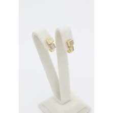 Xuping Jewelry Stil Incisi/xupıng Jewelry Seravina Zirkon Taşlı Küpe