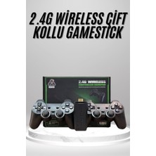 Uygun Sepetim 2.4g Uyumlu Kablosuz Çift Kol Atari Retro 20000 Oyun Game Stick - UY002F-6CK4N6