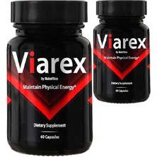 Viarex 2 Adet Azgınteke Otu Ekstresi Tongkatali Tozu Test Boost Proprietary Blend 30LU Kapsüller