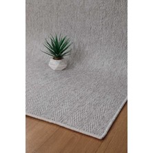 Valery Home Venüs Sisal Gri Modern Dokuma Kilim Hasır Yıkanabilir Yolluk
