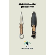 Outdoorun Geleneksel Ahşap Çerkes Bıçak – 25 cm