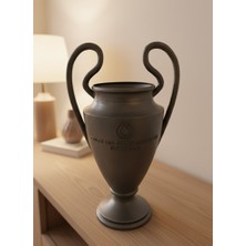 Uygun Sepetim Füme Kupa 25CM Uefa Model Dekoratif Ödül Biblosu - UY002F-6CDR09