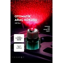 Bakeey Mercedes Lazer Işıklı 3 Modlu Otomatik Araç Parfümü – Akıllı Oto Kokusu