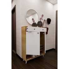 Mirobi Finark Geniş Çok Amaçlı Ayakkabı Dolabı Dresuar Atlantik Çam