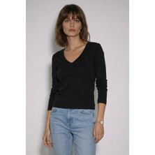 Babokah x Ngulincetin V Yaka Uzun Kol Üst