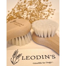 Leodıns % 100 Doğal Yüz Temizleme ve Bakım Fırçası – Gözenek Temizleyici, Hassas Ciltlere Uygun, Keçi Kılı