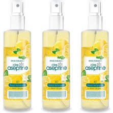 Cire Aseptine 3 Adet Limon Kolonyası  Ev Ofis Pratik Kullanım Sprey 100ML