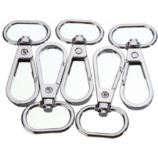 Orhan Çanta Yay Kanca 10 Adet 2cm (Nikel)