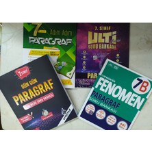 Eser Bes Yayınları 7. Sınıf 2026 Paragraf Ulti Soru Bankası+Fenomen Paragraf Soru Bankası+Strateji  Paragraf Soru Bankası    Çanta   Paragraf Soru Bankası