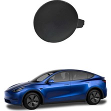 Ramm Tesla Model Y Ön Tampon Çeki Demir Kapağı - Siyah